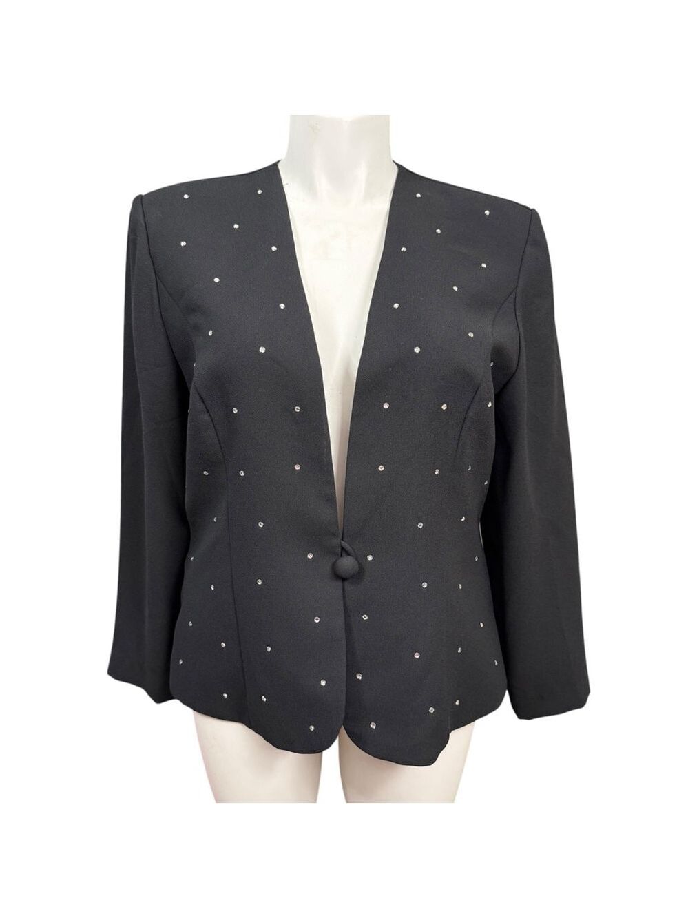 Vintage Karen Miller‎ Black Blazer Size 16
